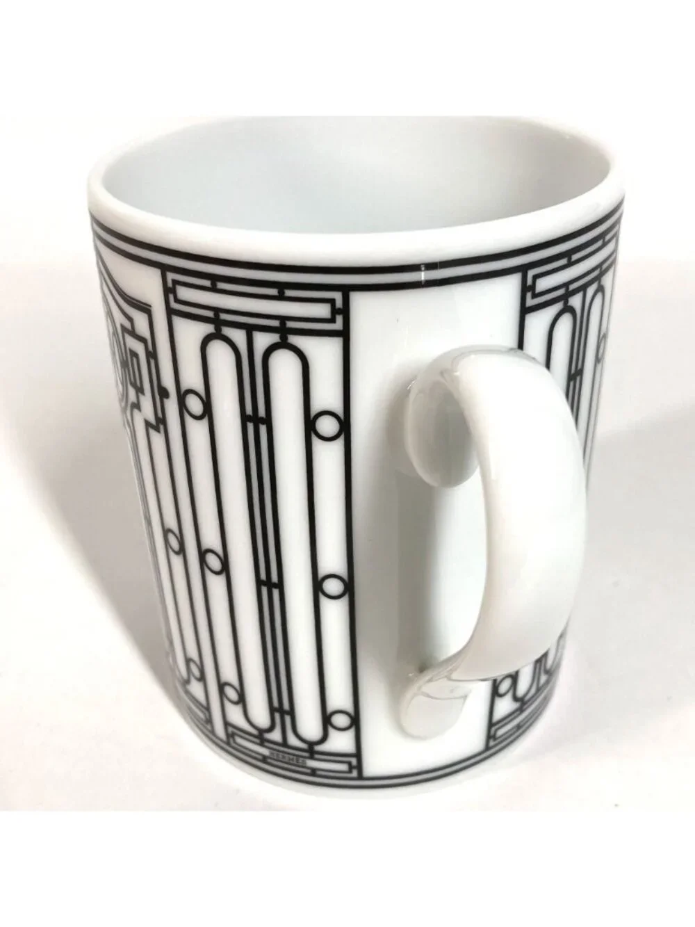 Hermes Mug Deco Ceramic White